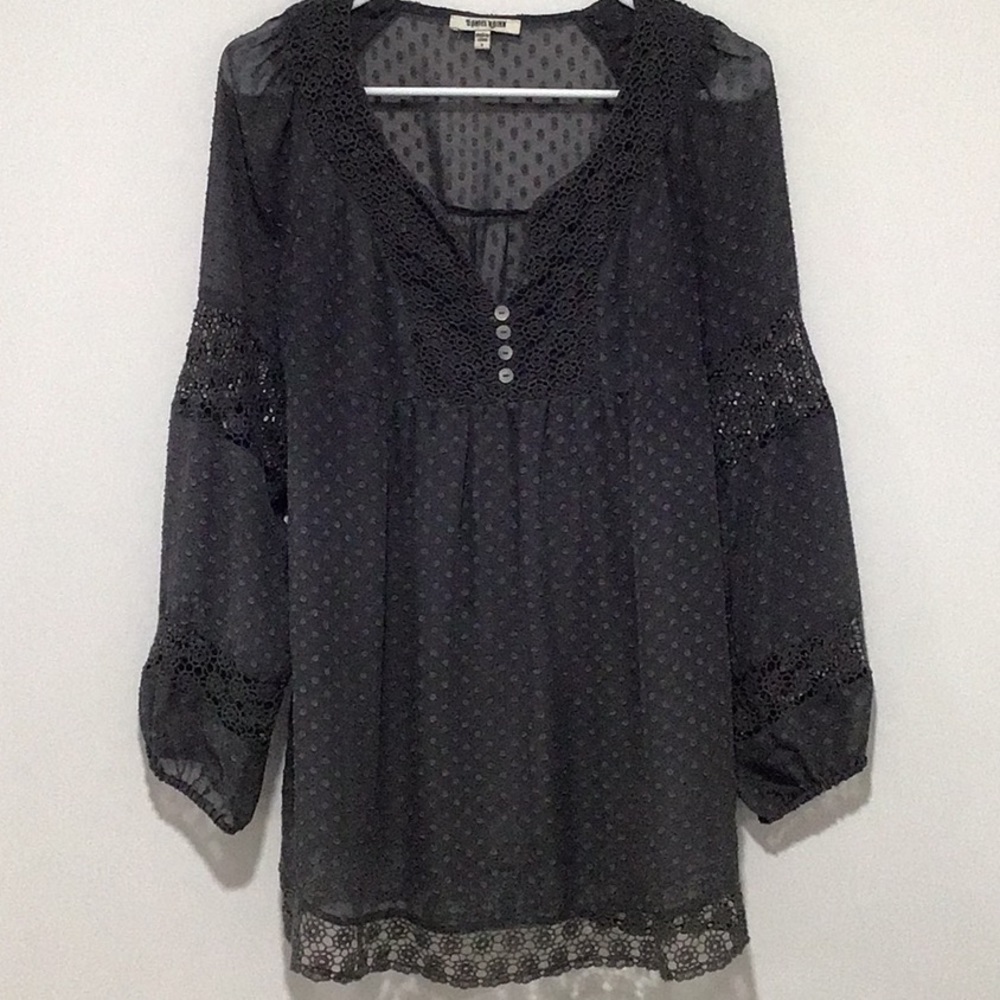 Daniel Rainn Blouse,‎ Gray, Size Small